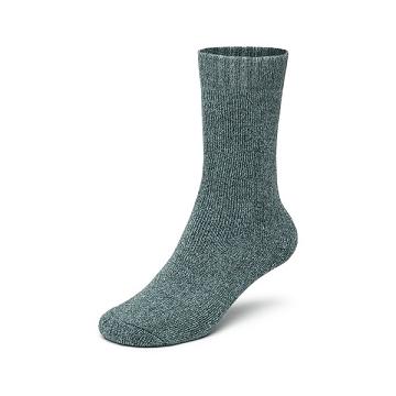 Men's Allbirds Trino® Cozy Crew Socks Green | NZ1342IL