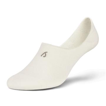 Men's Allbirds Trino® Sprinters No Show Socks White | NZ1360HA