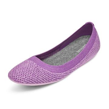 Women's Allbirds Tree Breezers Lux Slip On Shoes Purple | NZ1526YX