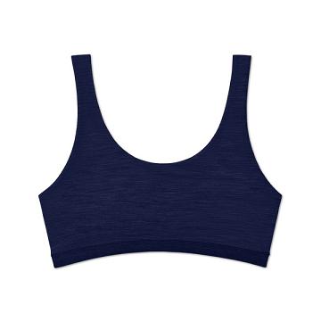 Women's Allbirds Trino® Bralette Underwear Navy | NZ1728SG