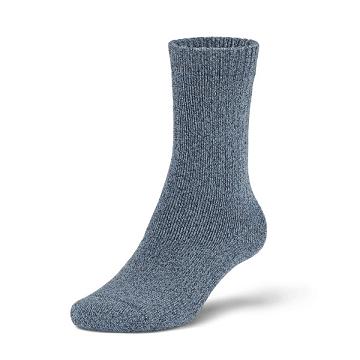 Women's Allbirds Trino® Cozy Crew Socks Navy | NZ1787TC
